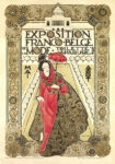 Πόστερ 1922 EXPOSITION FRANCO-BELGE DE LA MODE