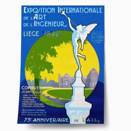 Πόστερ 1922 EXPOSITION INTERNATIONALE DE L'ART DE L'INGÉNIEUR - Posters