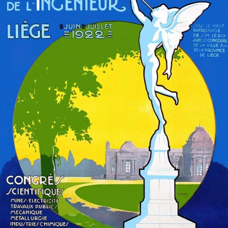 Πόστερ 1922 EXPOSITION INTERNATIONALE DE L'ART DE L'INGÉNIEUR - Posters Sticky 2