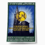 Πόστερ 1923 CENTENAIRE DE PASTEUR EXHIBITION