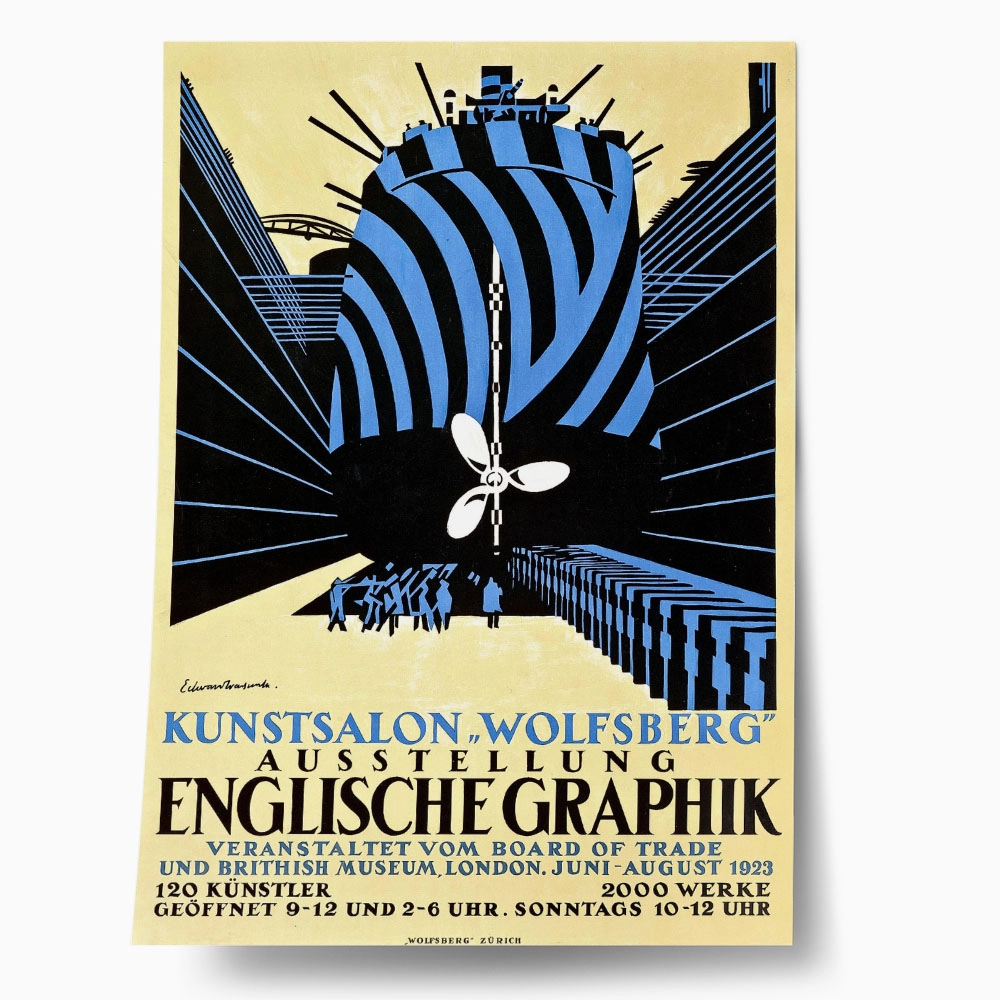Πόστερ 1923 ENGLISH GRAPHIC ART EXHIBITION