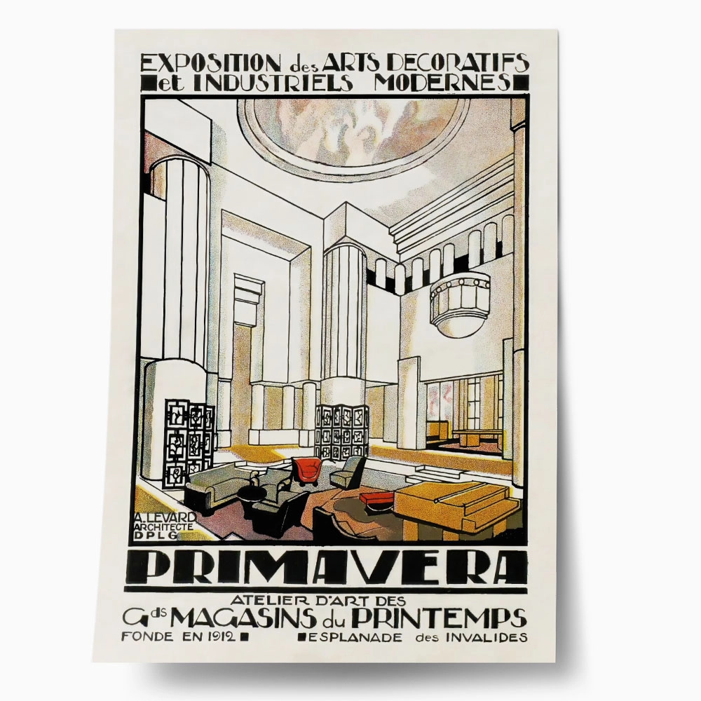 Πόστερ 1925 EXPOSITION INTERNATIONALE DES ARTS DÉCORATIFS ET INDUSTRIELS MODERNES