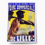 Πόστερ 1926 FOIRE COMMERCIALE DE LILLE