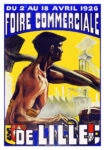Πόστερ 1926 FOIRE COMMERCIALE DE LILLE