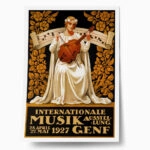 Πόστερ 1927 INTERNATIONAL MUSIC EXHIBITION