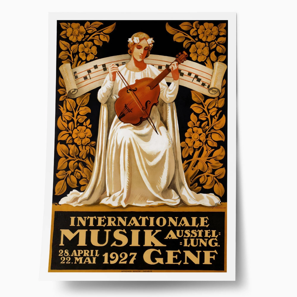 Πόστερ 1927 INTERNATIONAL MUSIC EXHIBITION