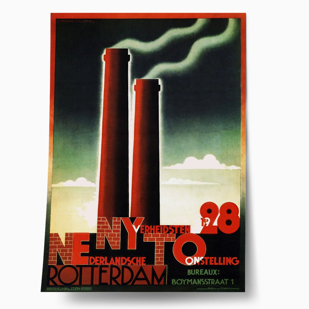Πόστερ 1928 DUTCH INDUSTRIAL EXHIBITION