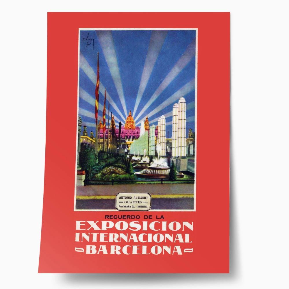 Πόστερ 1929 BARCELONA INTERNATIONAL EXPOSITION