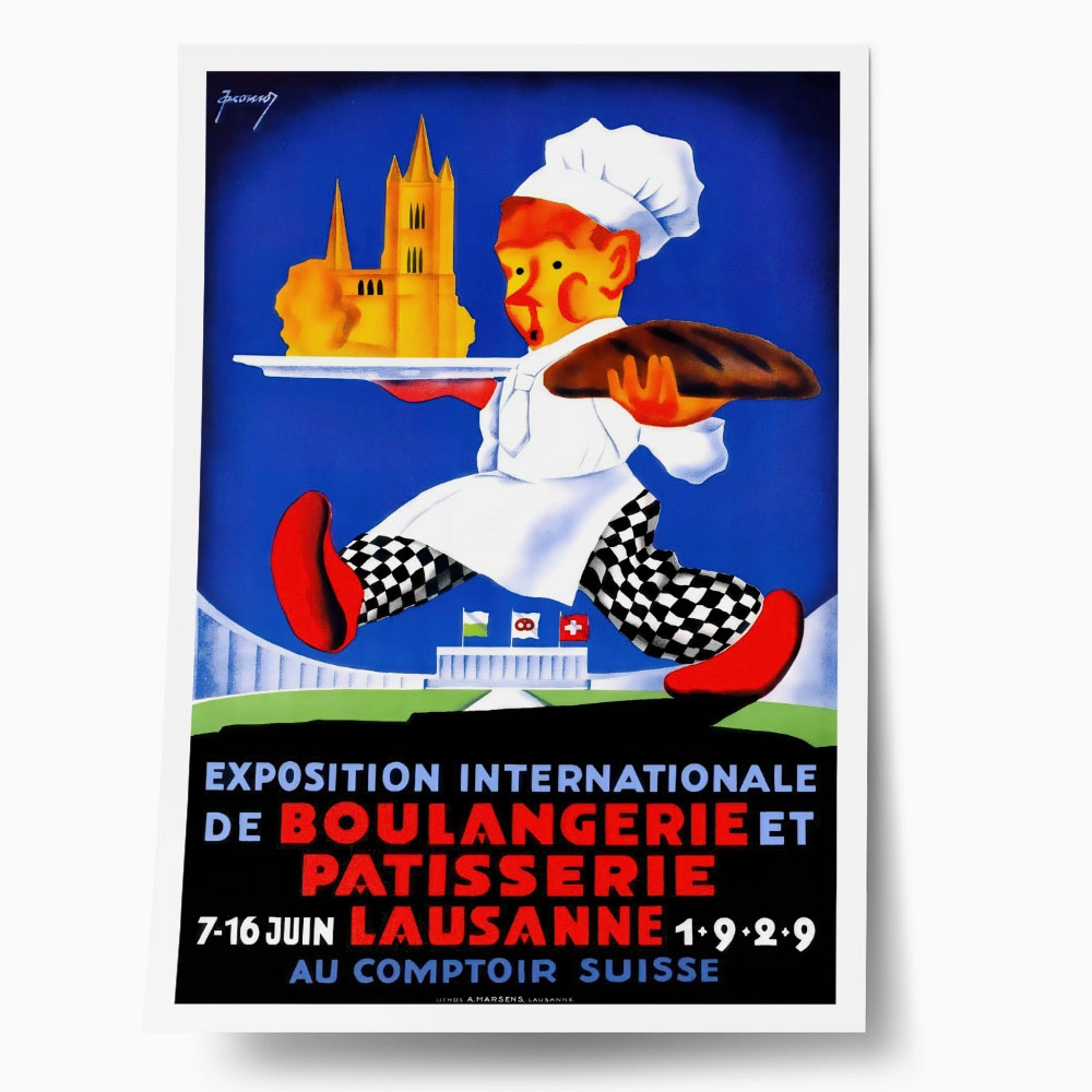 Πόστερ 1929 INTERNATIONAL BAKERY AND PASTRY EXHIBITION