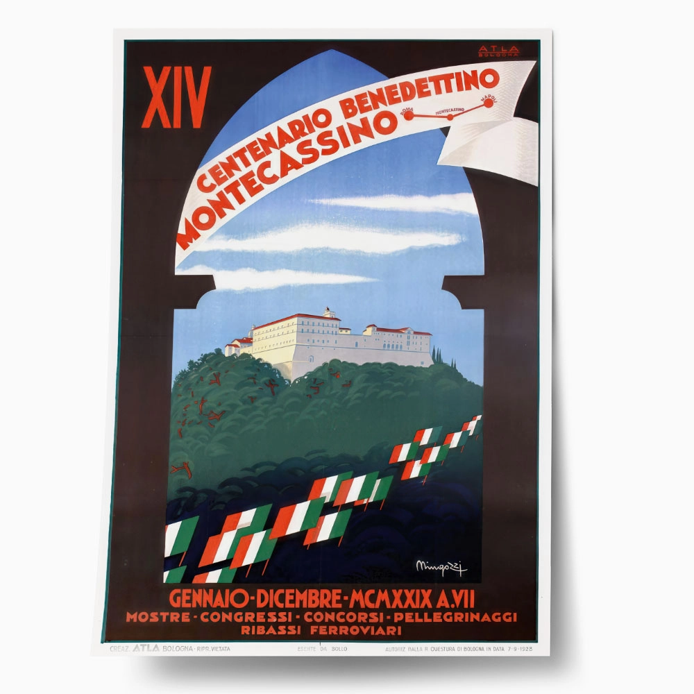 Πόστερ 1929 ITALIAN TRAVEL POSTER