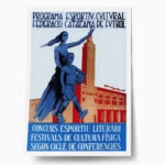 Πόστερ 1930 PROGRAMA ESPORTIU-CULTURAL DE LA FEDERACIÓ CATALANA DE FUTBOL