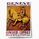 Πόστερ 1934 INTERNATIONAL HORSE SHOW