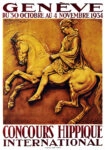 Πόστερ 1934 INTERNATIONAL HORSE SHOW