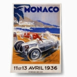 Πόστερ 1936 MONACO GRAND PRIX RACING POSTER