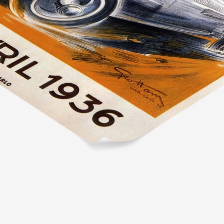 Πόστερ 1936 MONACO GRAND PRIX RACING POSTER - Posters Sticky 1
