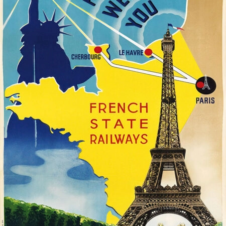 Πόστερ 1937 PARIS WELCOMES YOU - Posters Sticky 2
