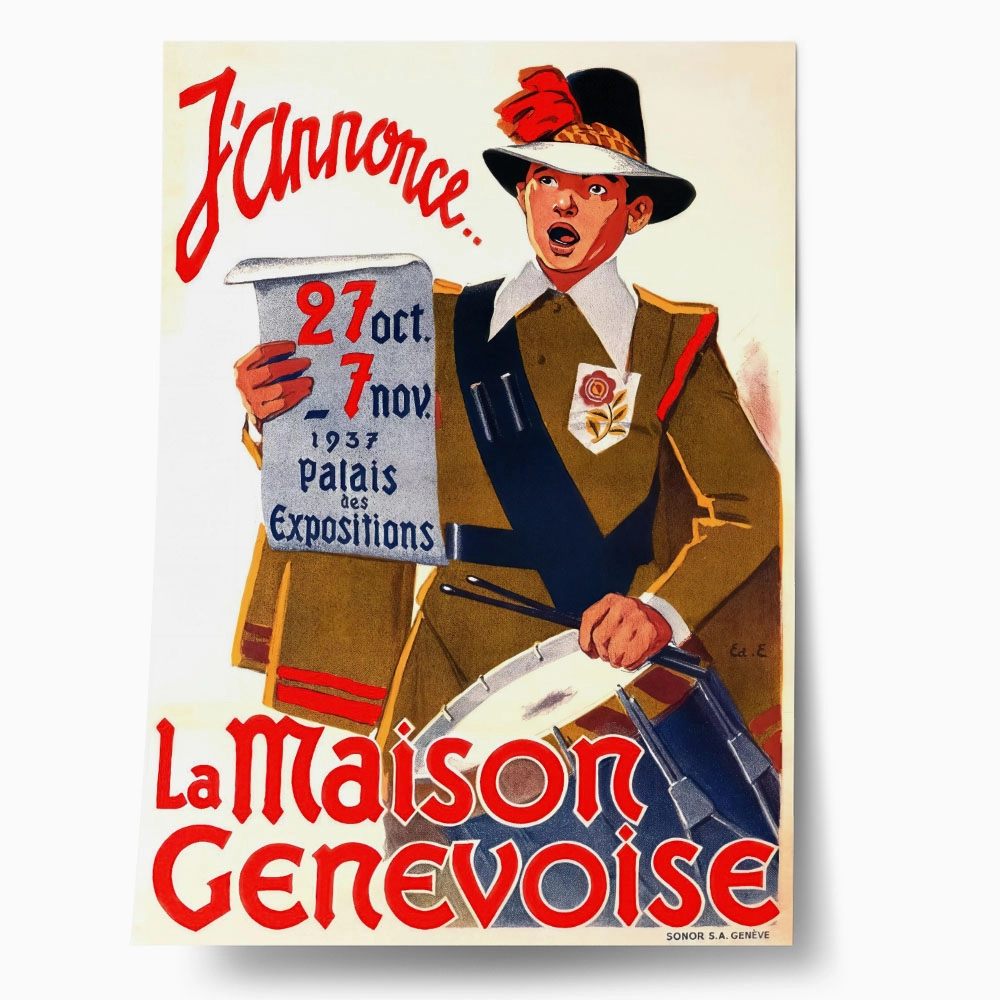 Πόστερ 1937 THE GENEVAN HOUSE