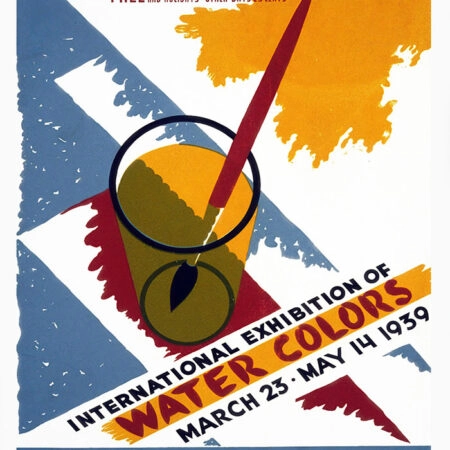 Πόστερ 1939 INTERNATIONAL EXHIBITION OF WATER COLORS - Posters Sticky 2