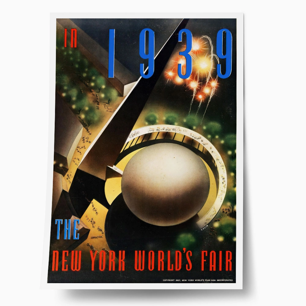 Πόστερ 1939 THE NEW YORK WORLD'S FAIR