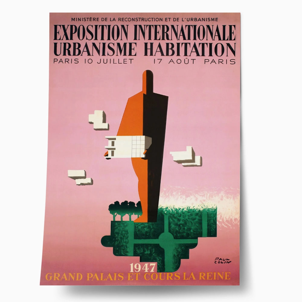 Πόστερ 1947 INTERNATIONAL EXHIBITION OF URBANISM AND HOUSING