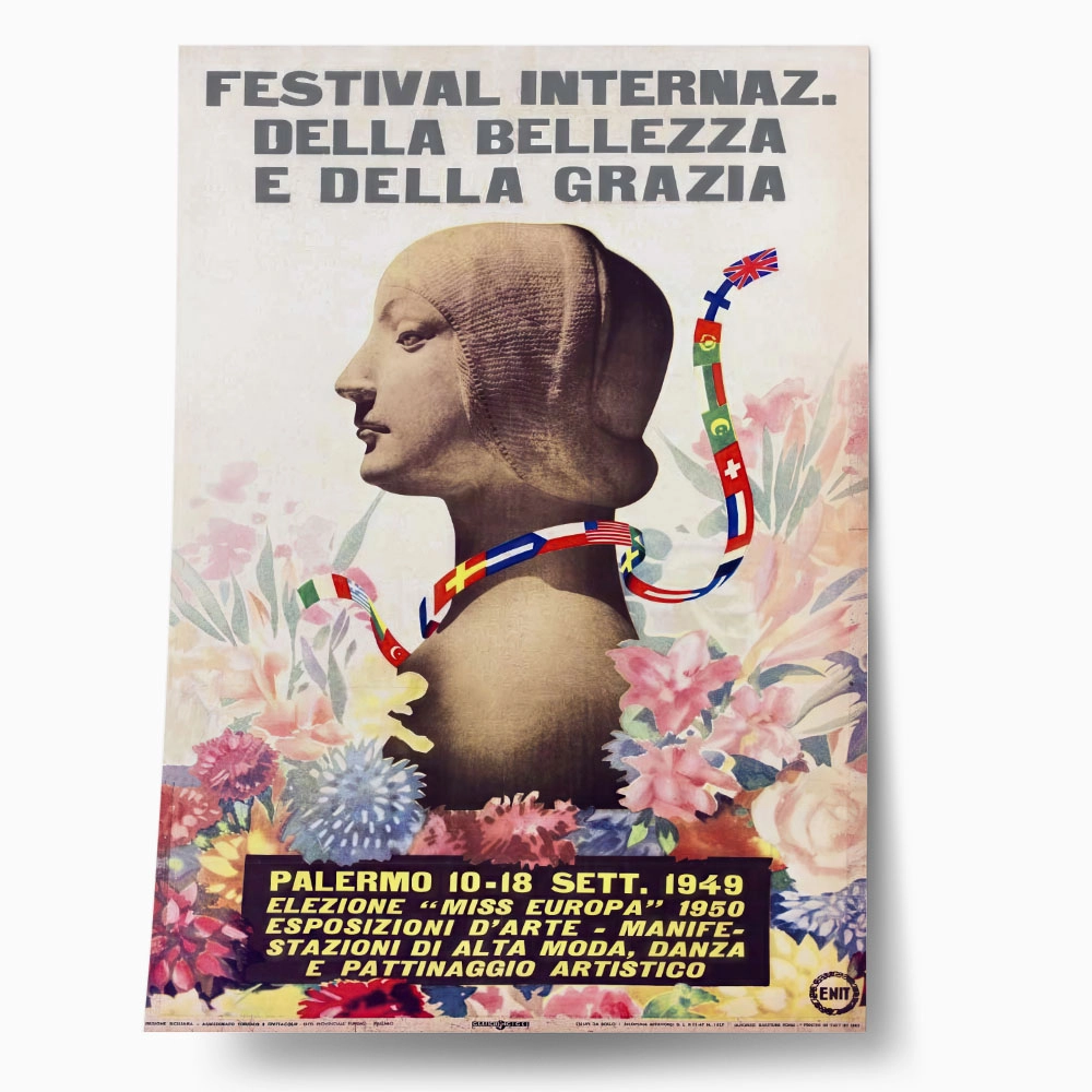 Πόστερ 1949 INTERNATIONAL FESTIVAL OF BEAUTY AND GRACE