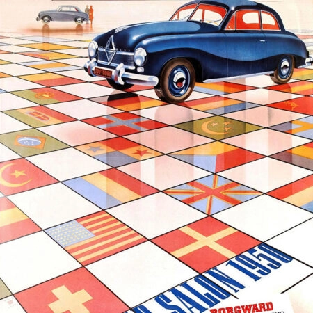 Πόστερ 1950 BORGWARD HANSA 1500 - Posters Sticky 2