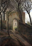 Πινακας σε καμβά CASPAR DAVID FRIEDRICH - CHURCHYARD GATE