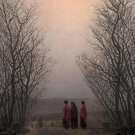Πινακας σε καμβά CASPAR DAVID FRIEDRICH - EASTER MORNING - Caspar David Friedrich Sticky 5