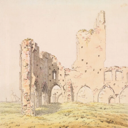 Πίνακας σε καμβά CASPAR DAVID FRIEDRICH - ELDENA ABBEY - Caspar David Friedrich Sticky 5