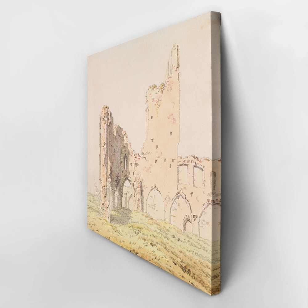 Πίνακας σε καμβά CASPAR DAVID FRIEDRICH - ELDENA ABBEY
