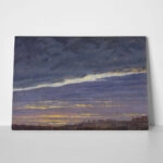 Πινακας σε καμβά CASPAR DAVID FRIEDRICH - EVENING CLOUDY SKY