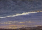 Πινακας σε καμβά CASPAR DAVID FRIEDRICH - EVENING CLOUDY SKY