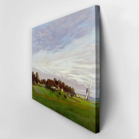 Πινακας σε καμβά CASPAR DAVID FRIEDRICH - FLAT COUNTRYSIDE - Caspar David Friedrich Sticky 2