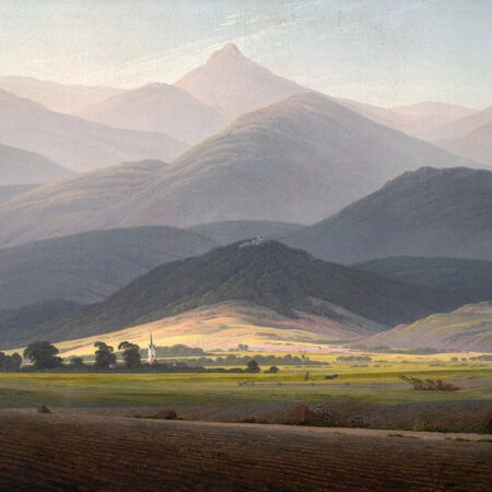 Πινακας σε καμβά CASPAR DAVID FRIEDRICH - GIANT MOUNTAINS - Caspar David Friedrich Sticky 5