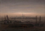 Πινακας σε καμβά CASPAR DAVID FRIEDRICH - GREIFSWALD IN MOONLIGHT