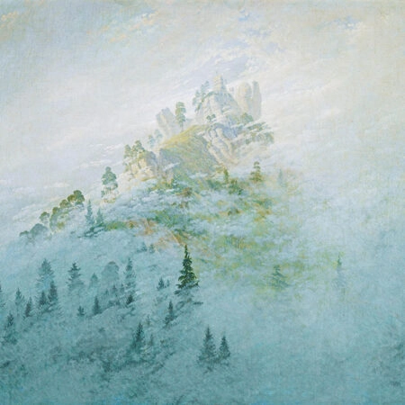 Πινακας σε καμβά CASPAR DAVID FRIEDRICH - MORNING MIST IN THE MOUNTAINS - Caspar David Friedrich Sticky 5