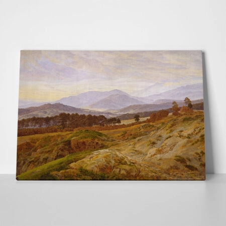 Πινακας σε καμβά CASPAR DAVID FRIEDRICH - MOUNTAIN IN RIESENGEBIRGE