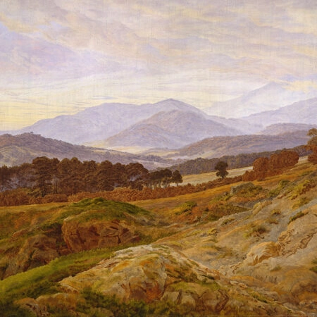 Πινακας σε καμβά CASPAR DAVID FRIEDRICH - MOUNTAIN IN RIESENGEBIRGE - Caspar David Friedrich Sticky 5