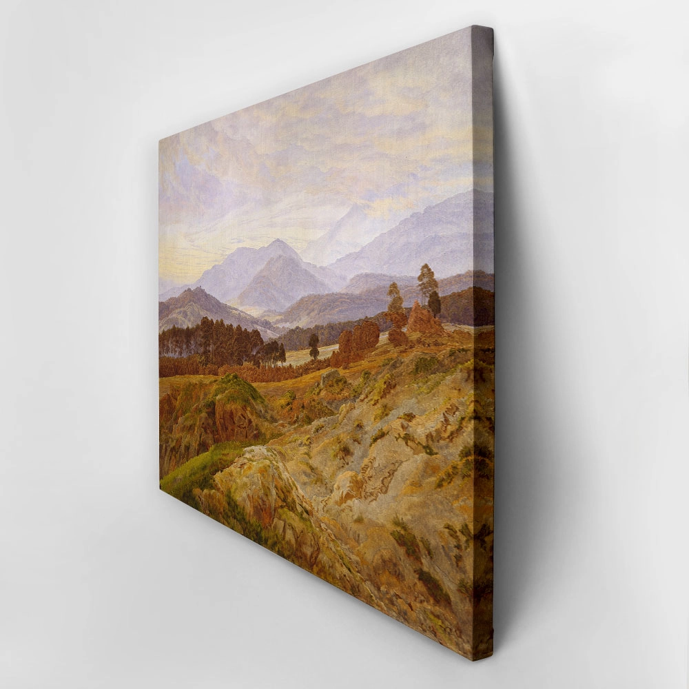 Πινακας σε καμβά CASPAR DAVID FRIEDRICH - MOUNTAIN IN RIESENGEBIRGE