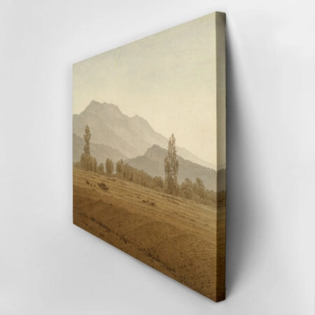Πινακας σε καμβά CASPAR DAVID FRIEDRICH - NEW MOON ABOVE THE RIESENGEBIRGE - Caspar David Friedrich Sticky 2