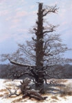 Πινακας σε καμβά CASPAR DAVID FRIEDRICH - OAK TREE IN THE SNOW