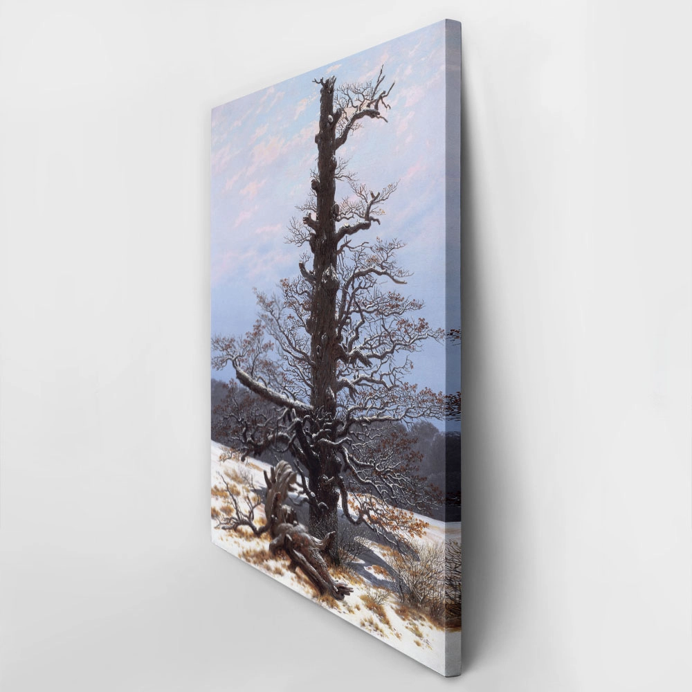 Πινακας σε καμβά CASPAR DAVID FRIEDRICH - OAK TREE IN THE SNOW
