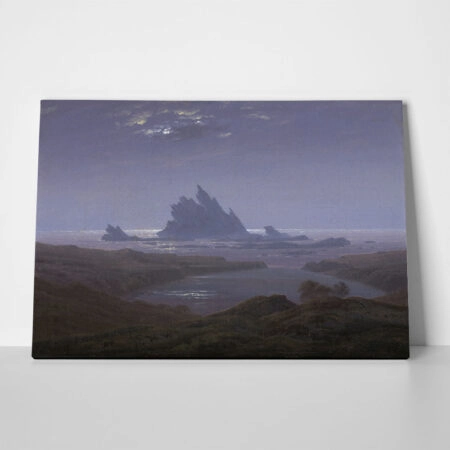 Πινακας σε καμβά CASPAR DAVID FRIEDRICH - REEFS BY THE SEASHORE