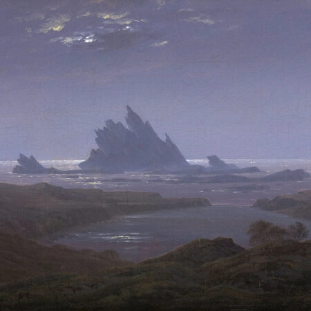 Πινακας σε καμβά CASPAR DAVID FRIEDRICH - REEFS BY THE SEASHORE - Caspar David Friedrich Sticky 5