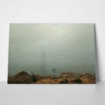 Πινακας σε καμβά CASPAR DAVID FRIEDRICH - SEA BEACH IN THE FOG