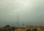 Πινακας σε καμβά CASPAR DAVID FRIEDRICH - SEA BEACH IN THE FOG