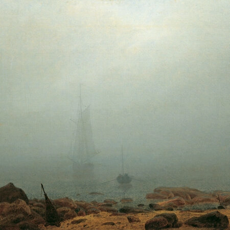 Πινακας σε καμβά CASPAR DAVID FRIEDRICH - SEA BEACH IN THE FOG - Caspar David Friedrich Sticky 5