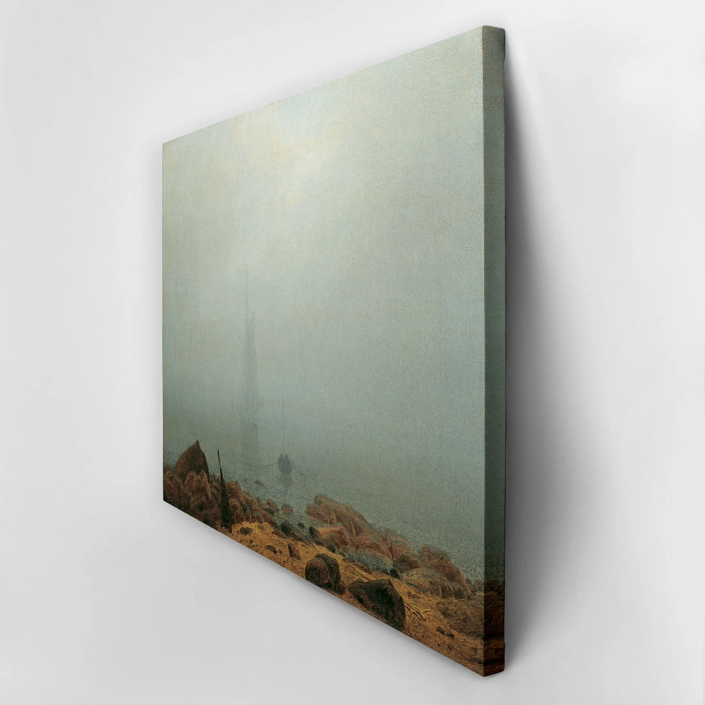 Πινακας σε καμβά CASPAR DAVID FRIEDRICH - SEA BEACH IN THE FOG