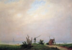 Πινακας σε καμβά CASPAR DAVID FRIEDRICH - SEASHORE WITH FISHERMAN
