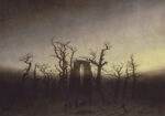 Πινακας σε καμβά CASPAR DAVID FRIEDRICH - THE ABBEY IN THE OAKWOOD